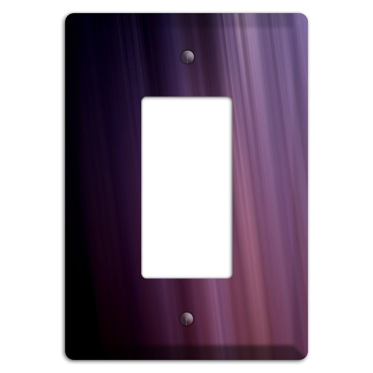 Eggplant Ray of Light Rocker Wallplate