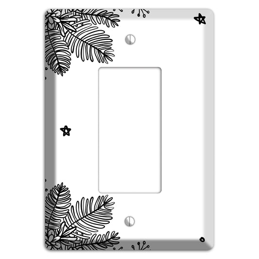 Cartoon Christmas 2 Rocker Wallplate