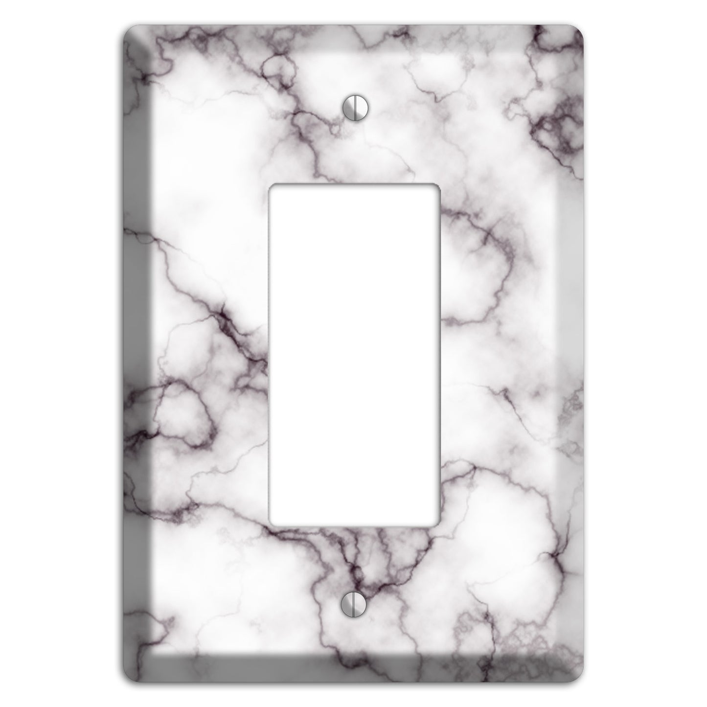 Black Stained Marble Rocker Wallplate