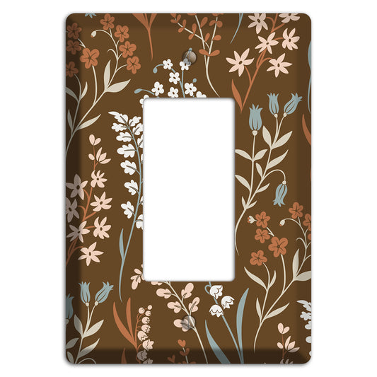 Fall Floral 1 Rocker Wallplate