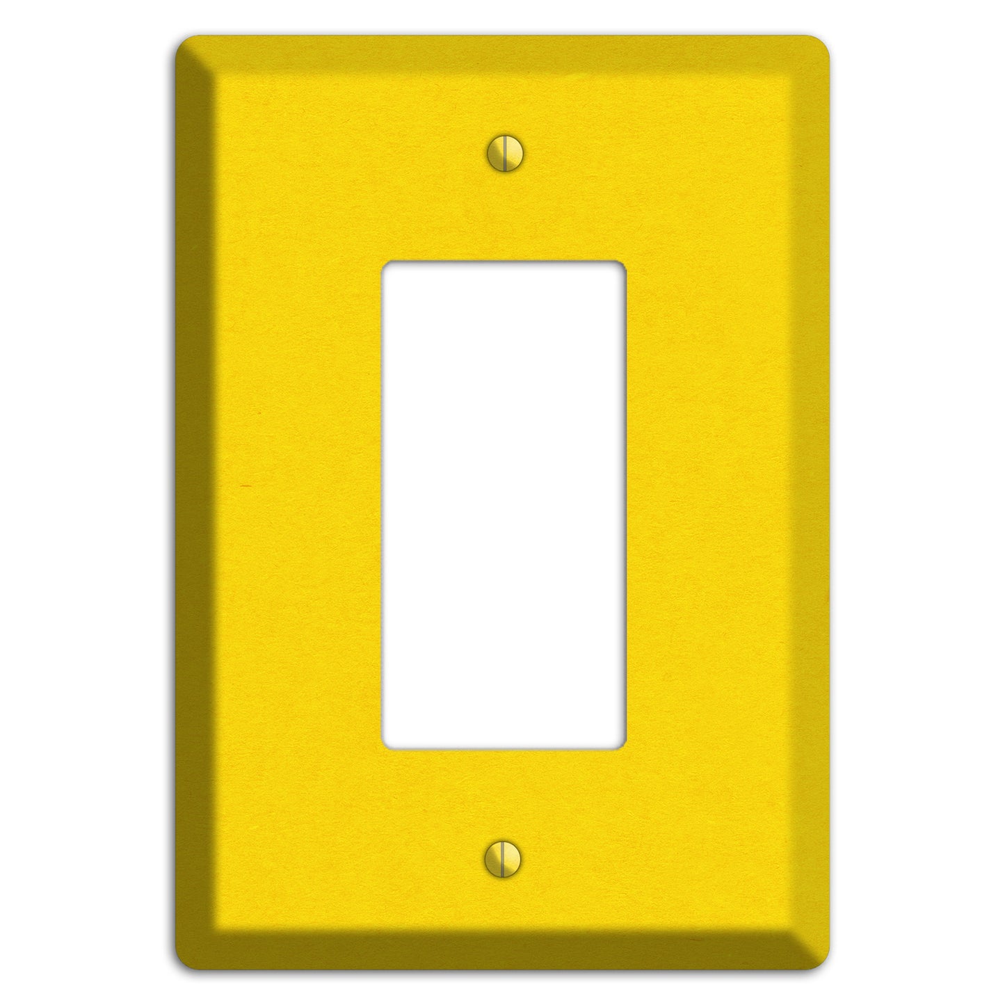 Moon Yellow Kraft Rocker Wallplate