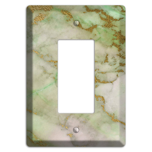 Swamp Green Marble Rocker Wallplate