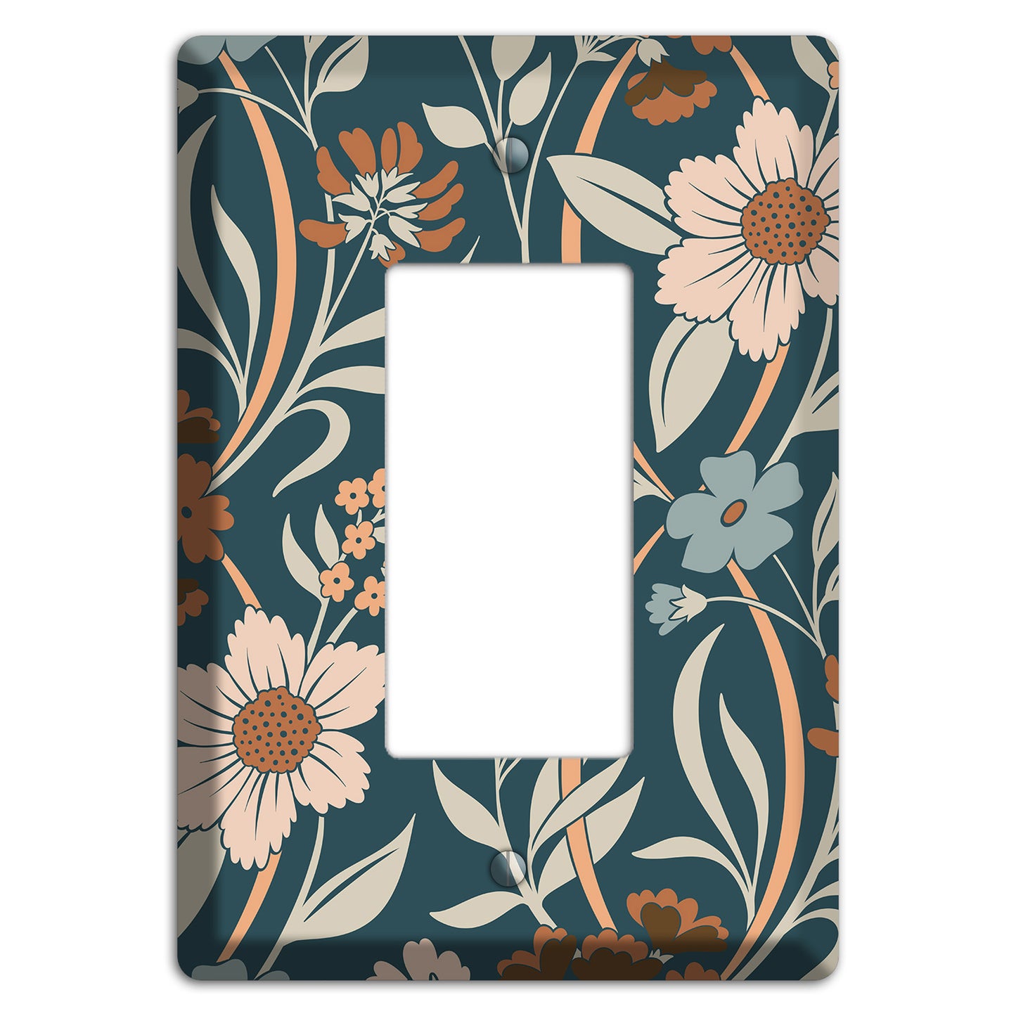 Summer Floral 1 Rocker Wallplate