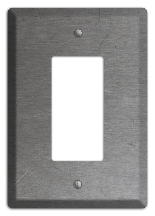 Raw Steel Rocker Wallplate