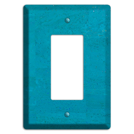 Bahama Blue Cork Rocker Wallplate