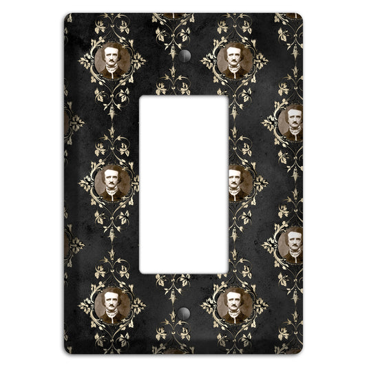 Edgar Allen Poe Self Portrait Rocker Wallplate