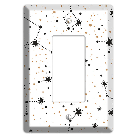 Constellations White Rocker Wallplate