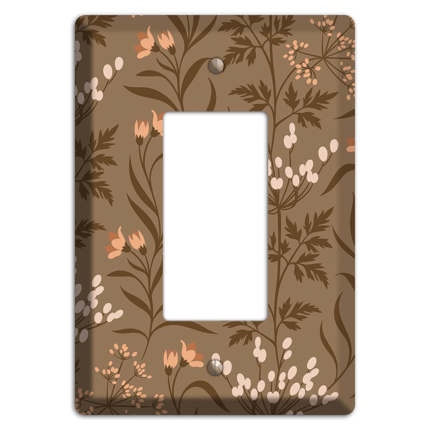 Fall Floral 2 Rocker Wallplate