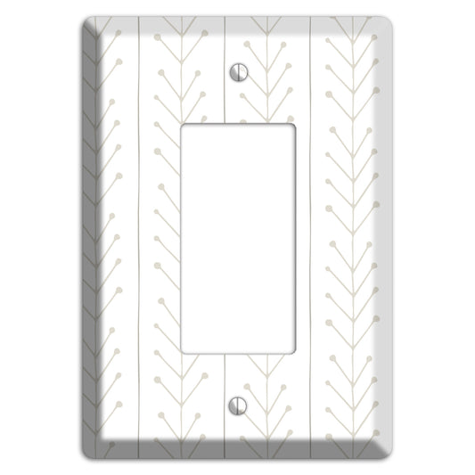 Simple Scandanavian Style F Rocker Wallplate