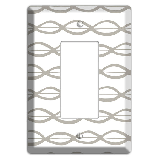 Simple Scandanavian Style D Rocker Wallplate