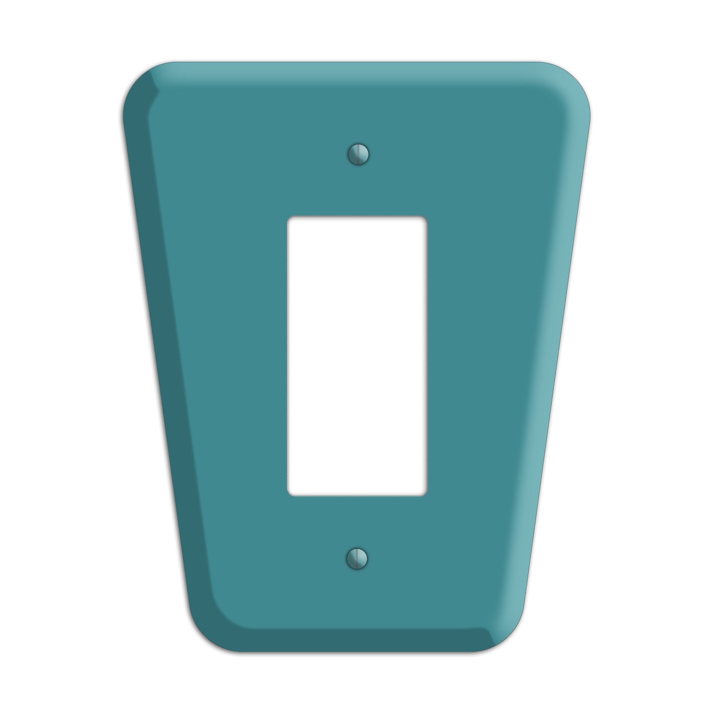 Turqouise Mid-Century Rocker Wallplate