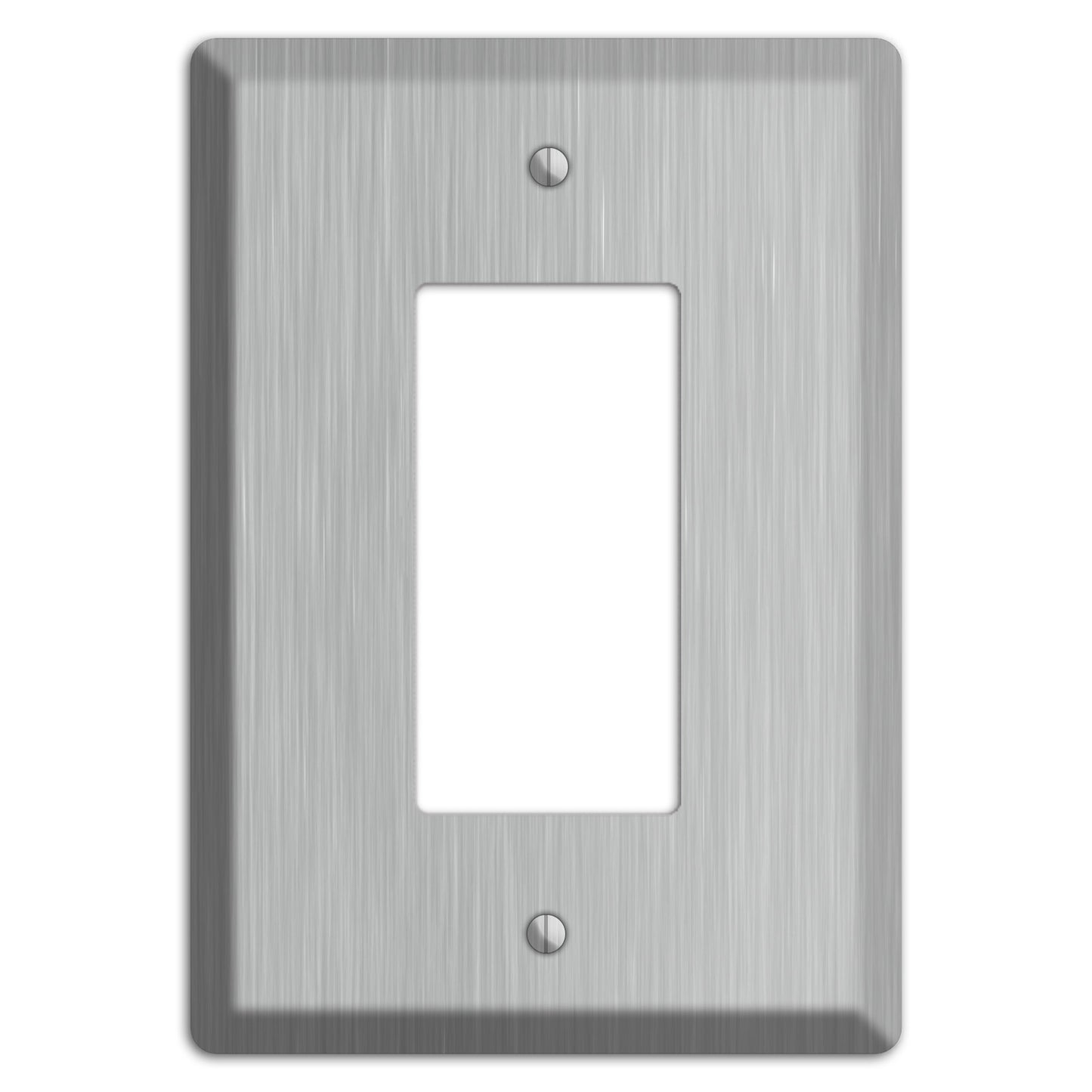 Brushed Stainless Steel Rocker Wallplate