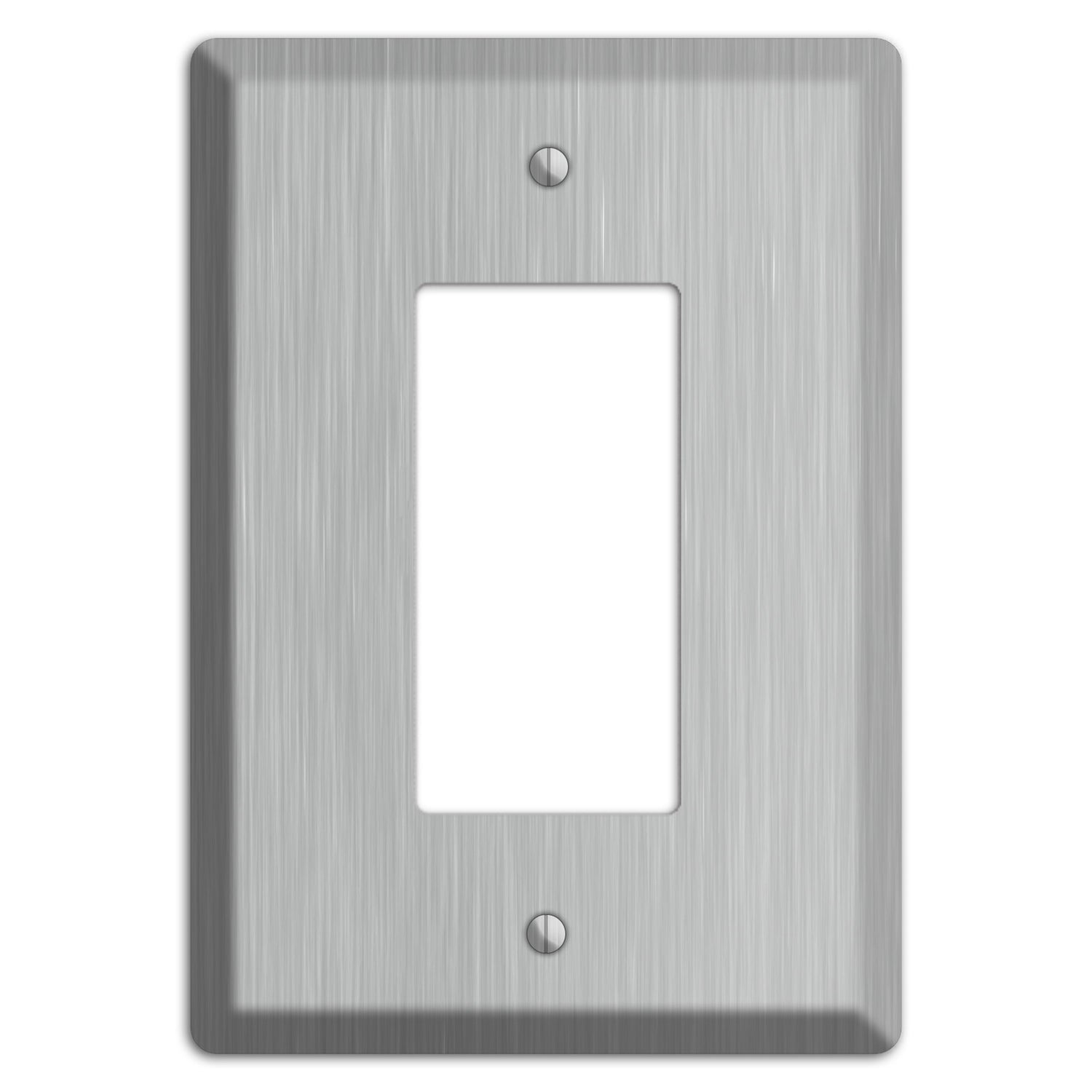 Brushed Stainless Steel Rocker Wallplate