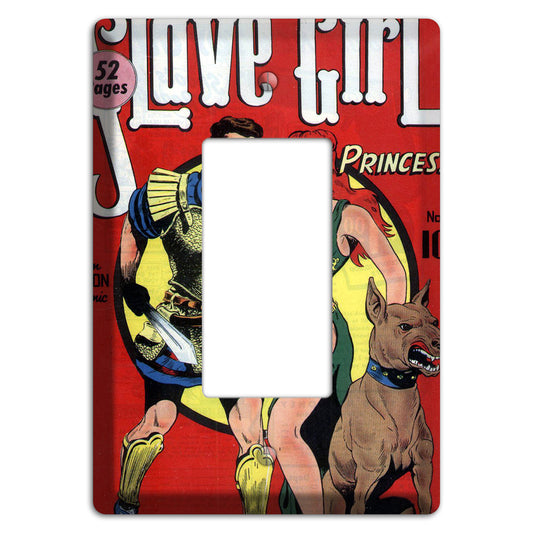 Princess Slave Girl Vintage Comics Rocker Wallplate