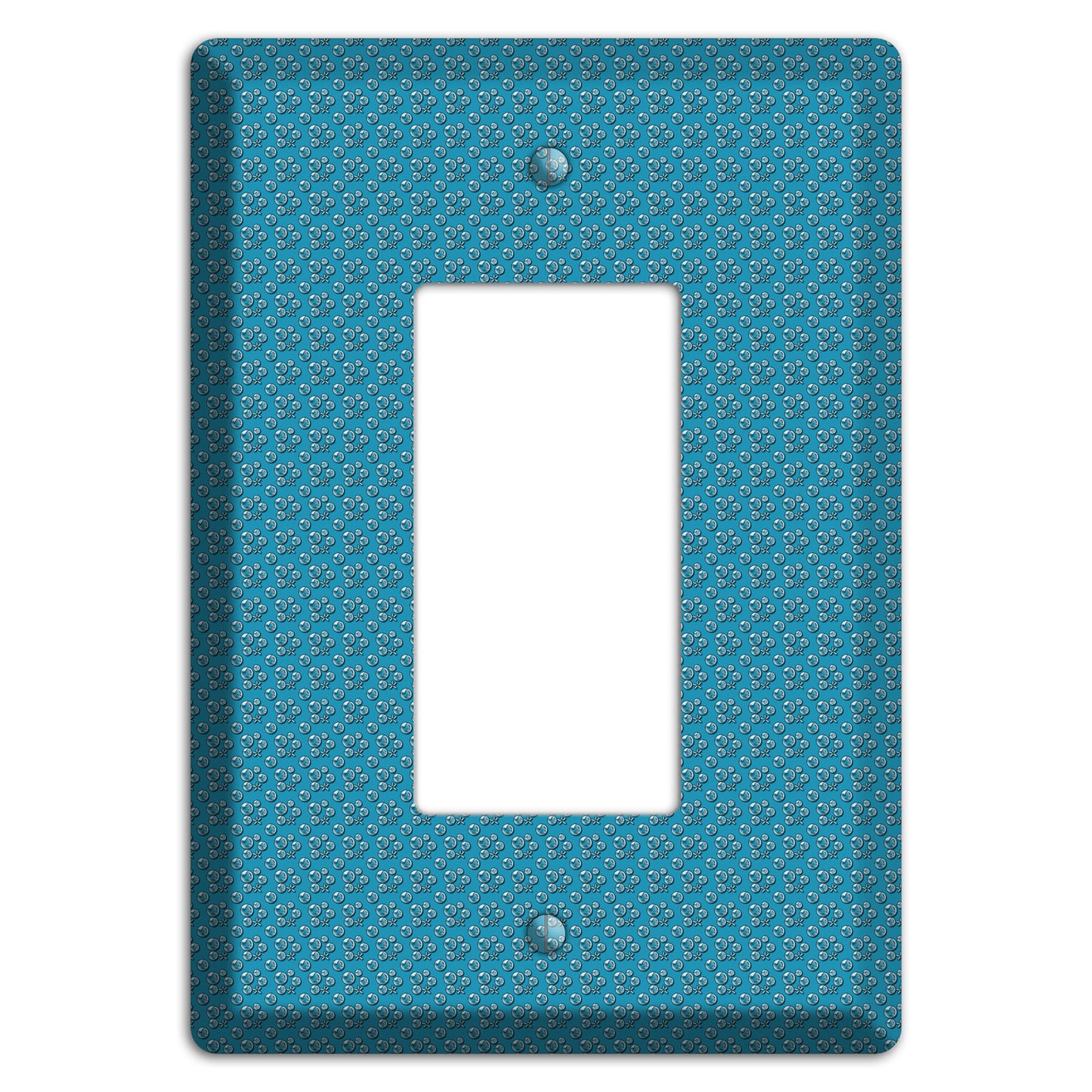 Blue Bubbles Rocker Wallplate