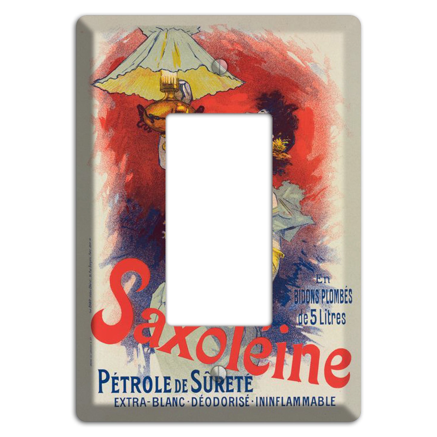 Saxoleine Vintage Poster Rocker Wallplate