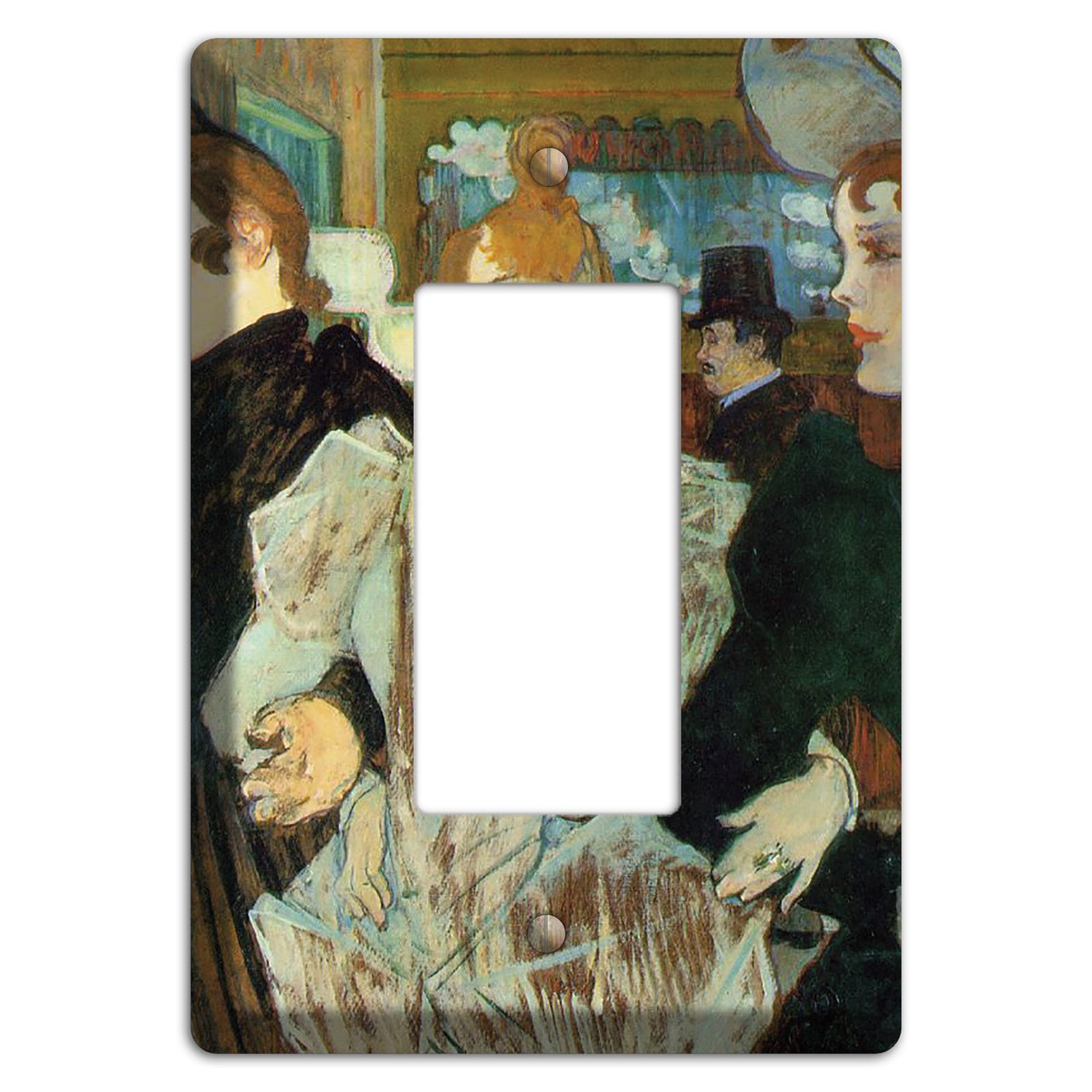 Toulouse-Lautrec 5 Rocker Wallplate