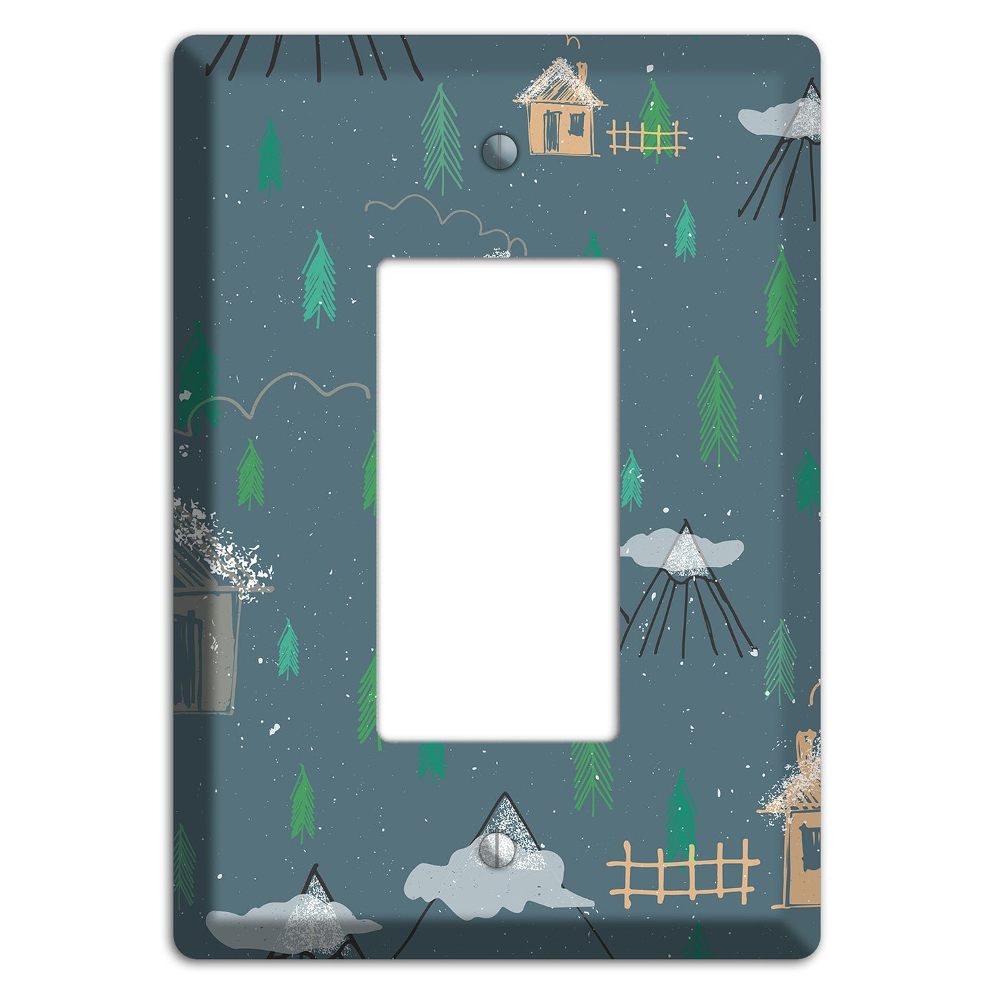 Wildlife Neighborhoods 1 Rocker Wallplate