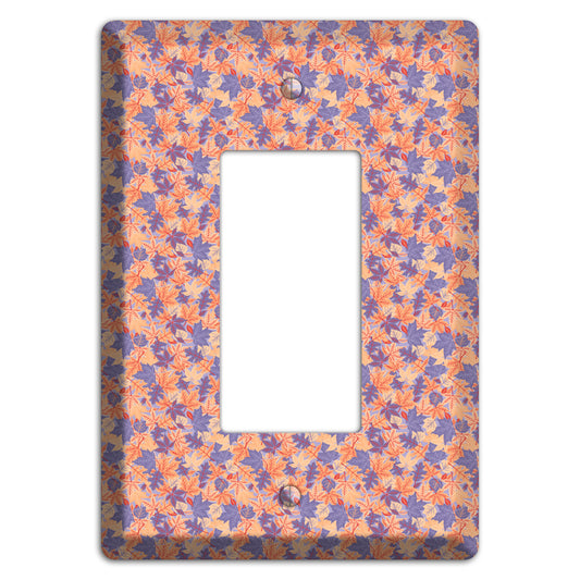 Autumn Leaves Overlay Rocker Wallplate