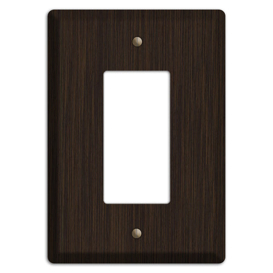 Wenge Wood Single Rocker Cover Plate