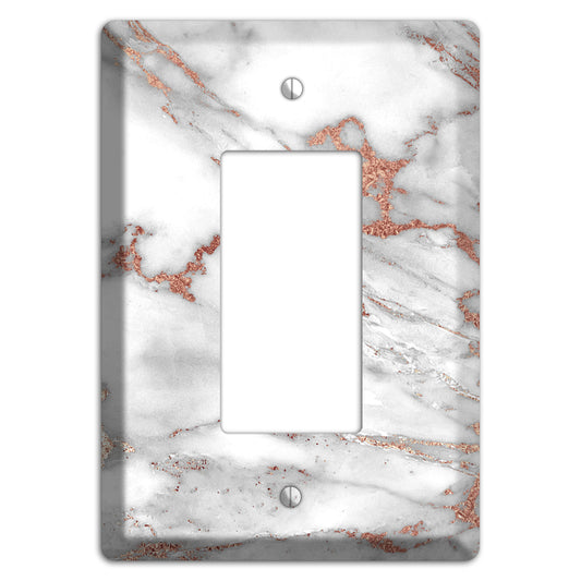 Sanguine Brown Marble 7 Rocker Wallplate