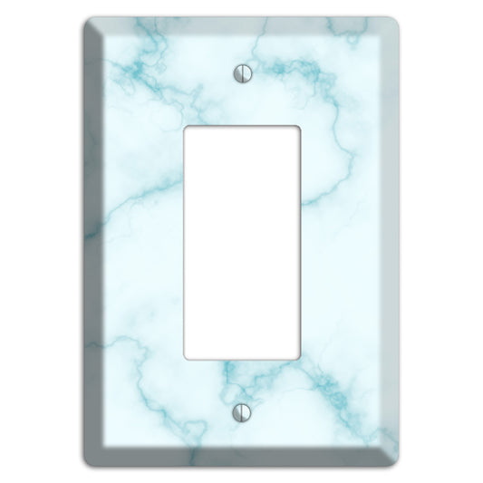 Blue Stained Marble Rocker Wallplate