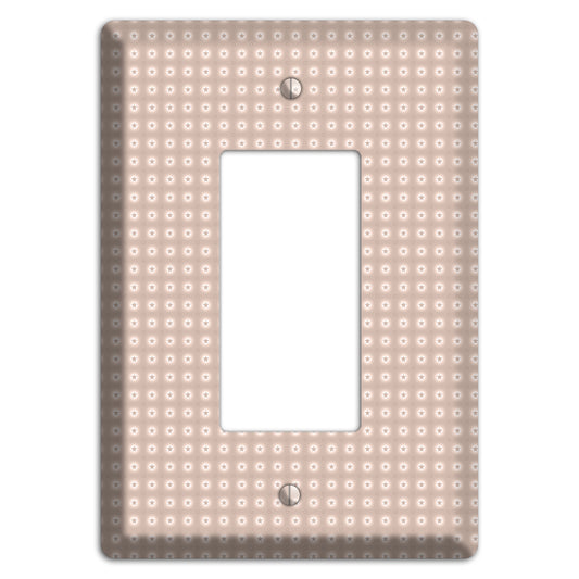 Beige with Circled Stars Rocker Wallplate