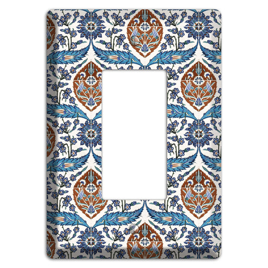 Ornate Feather Tile Rocker Wallplate