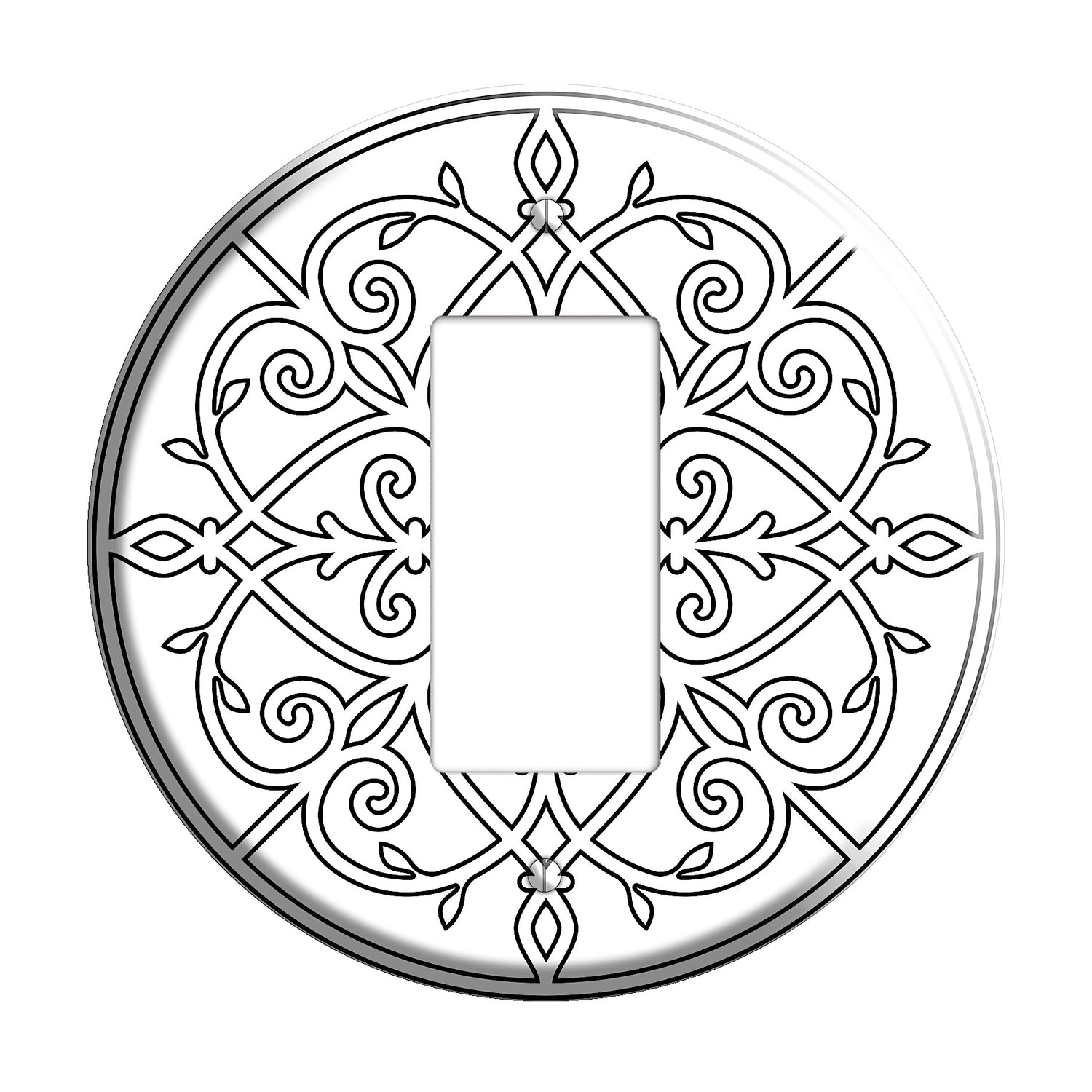 Iron Mandala F Rocker Wallplate