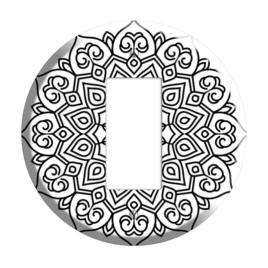 Paisley Mandala Rocker Wallplate