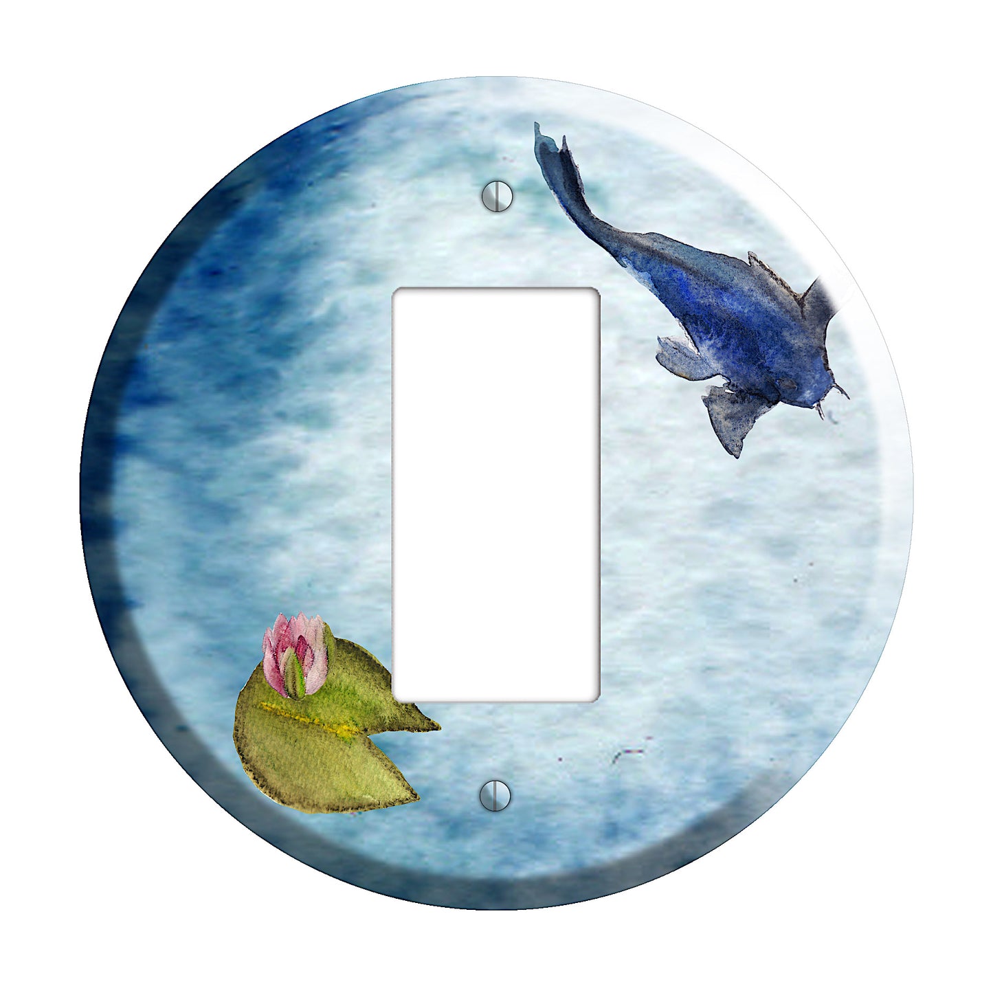 Koi Pond C Rocker Wallplate