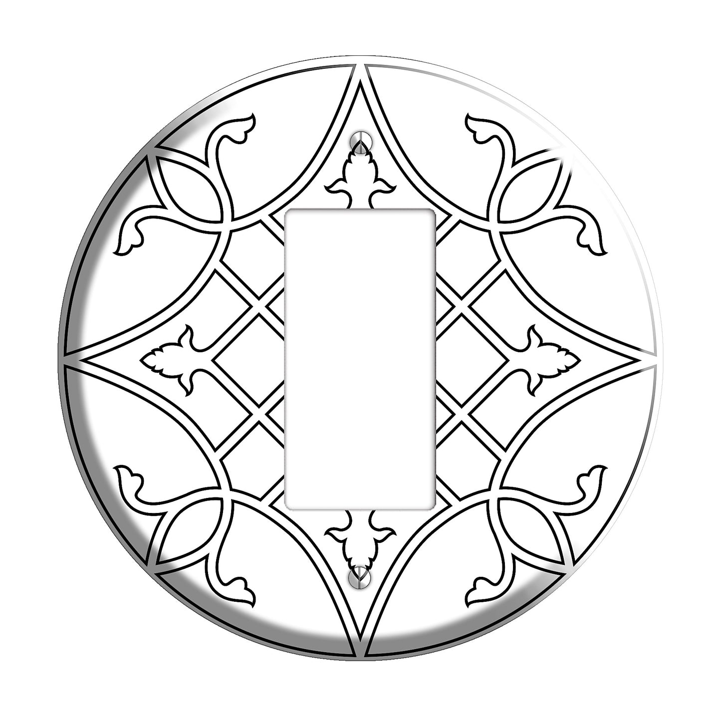 Iron Mandala B Rocker Wallplate