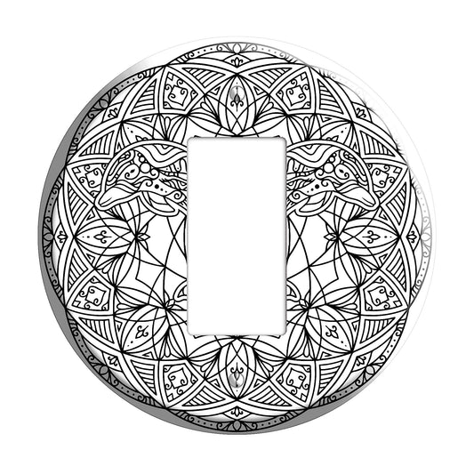 Dolphin Mandala Rocker Wallplate