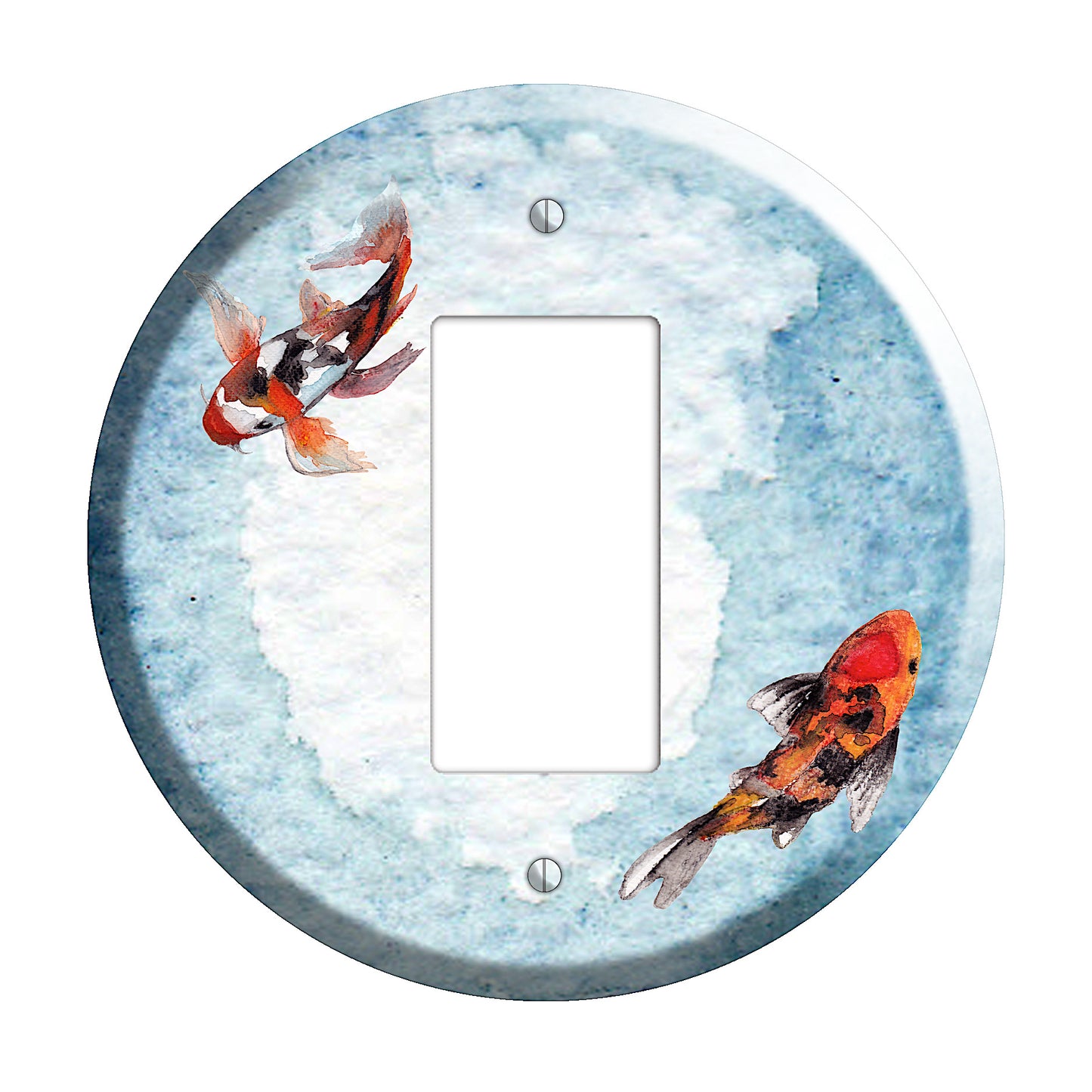 Koi Pond A Rocker Wallplate