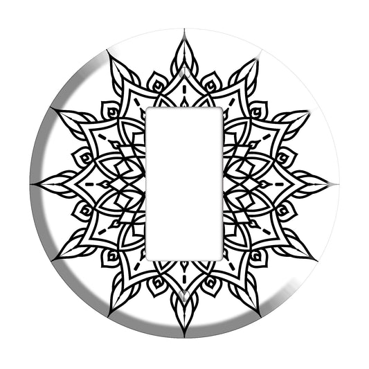 Snowflake Mandala Rocker Wallplate