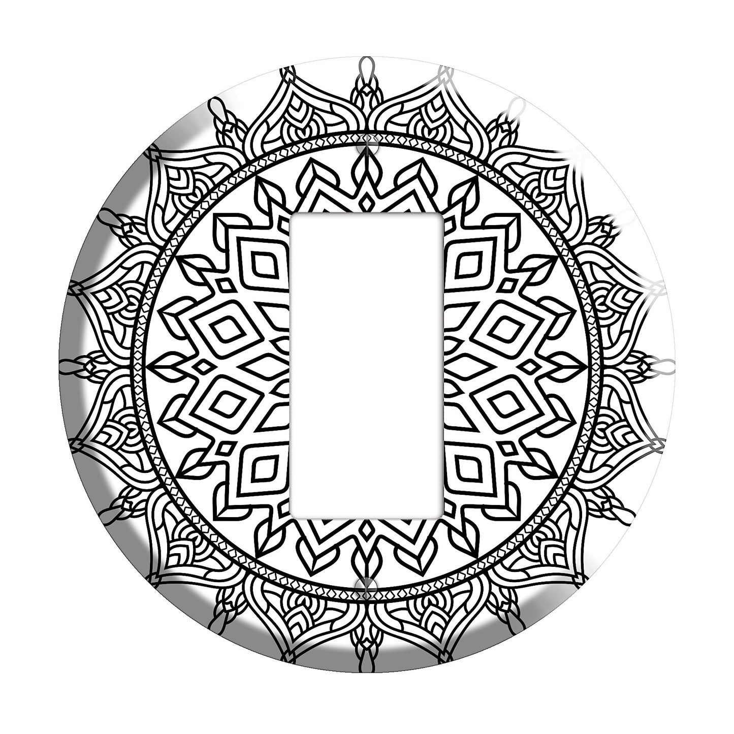 Sun Mandala Rocker Wallplate