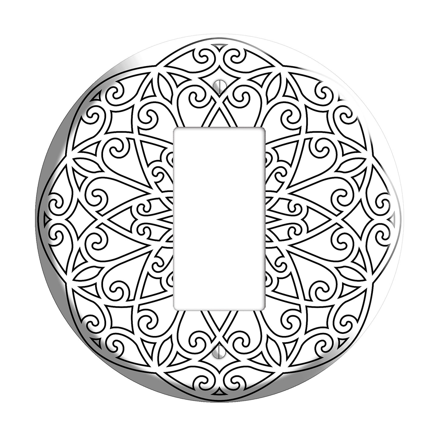 Iron Mandala H Rocker Wallplate