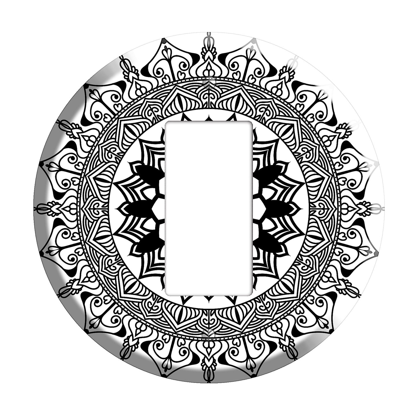 Sunflower Mandala Rocker Wallplate