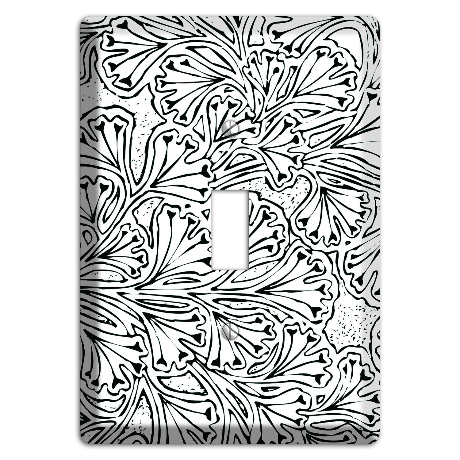 Deco Olive Interlocking Floral Cover Plates