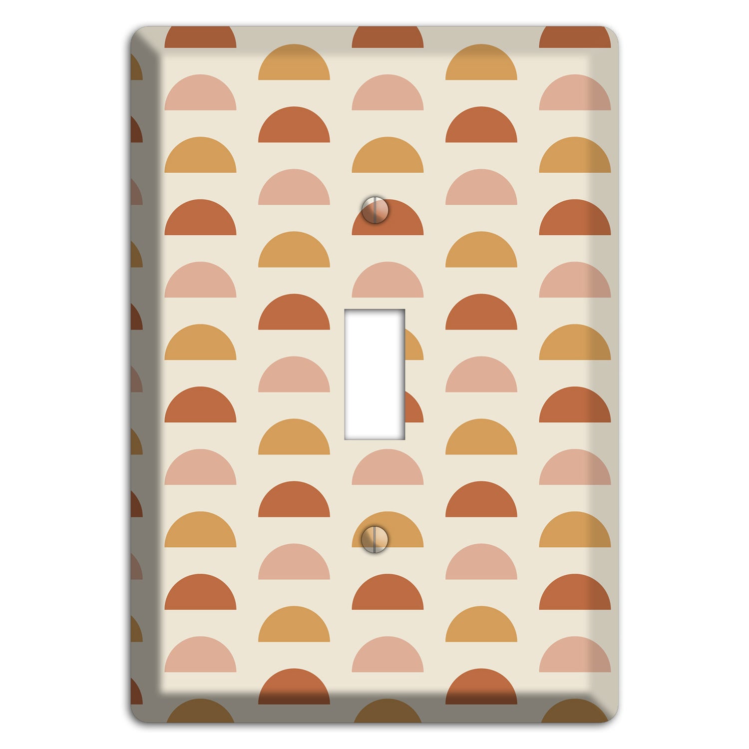 Peachy Half Moons Cover Plates