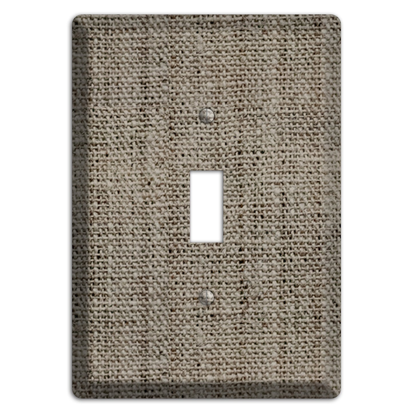 Makara Burlap Cover Plates