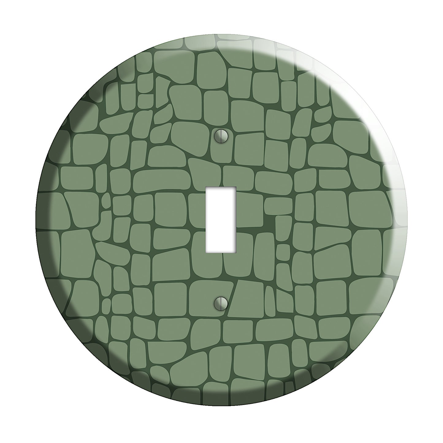 Green Crocodile Cover Plates