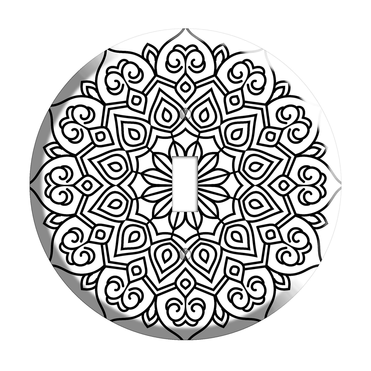 Paisley Mandala Cover Plates