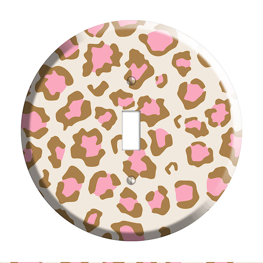 Pink Leopard Cover Plates