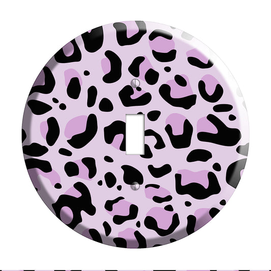 Lavender Leopard Cover Plates