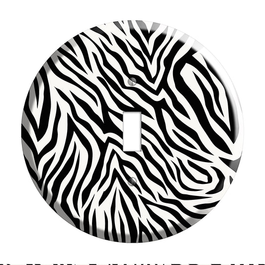 Black Zebra Cover Plates