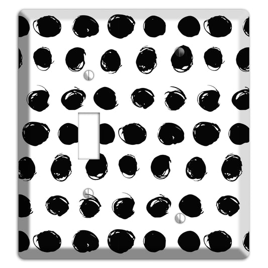 Ink Drops 9 Toggle / Blank Wallplate