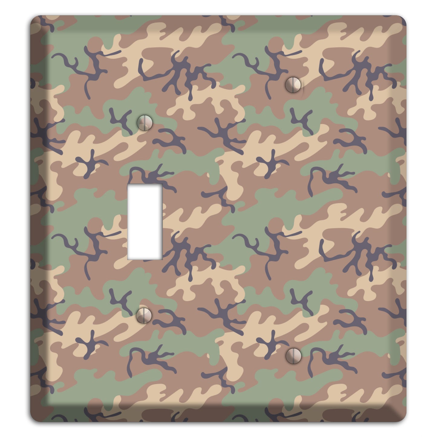 Jungle 1968 Camo Toggle / Blank Wallplate