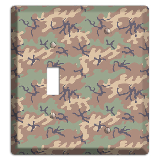 Jungle 1968 Camo Toggle / Blank Wallplate