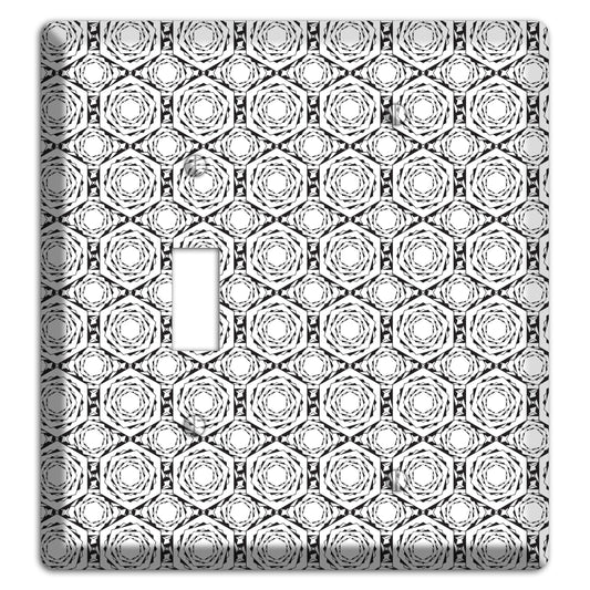 Overlay Hexagon Rotation Repeat Toggle / Blank Wallplate